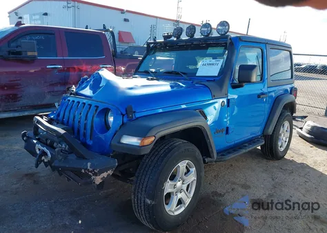 2021 Jeep Wrangler Sport S 4X4 z USA, uszkodzony, nr VIN 1C4GJXAN9MW859511